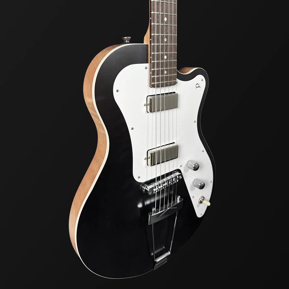 Pratley Indigo Pro Single Cutaway Solid Body Electric Guitar Transparent Midnight Black [PRINDI-M22P-TMB] — view 3