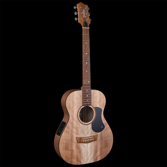 Pratley Classic Series Mini OM Acoustic Guitar - Solid Maple Top & B/S, AA Grade Johnstone River Teak Fretboard, L.R. Baggs Pickup, Satin Finish