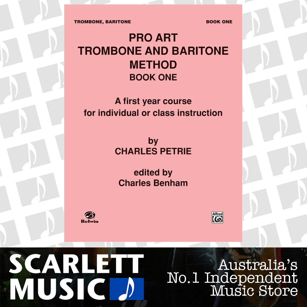 Pro Art Method Book 1 Trombone Euph — view 2