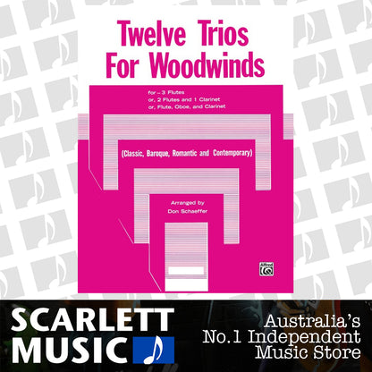Trios 12 for Woodwind Flute, Oboe, Clarinet - Chamber Sheet Music — view 2