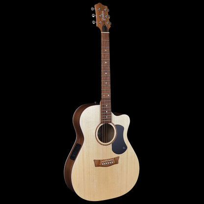 Pratley Classic Series OM Cutaway Acoustic Guitar - Solid Spruce Top, Solid Australian Blackwood Back & Sides, Premium Case Included