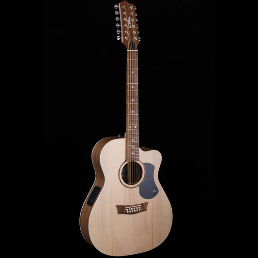 Pratley Classic Series OM Cutaway 12 String Guitar - Solid Bunya Top, Solid Tasmanian Blackwood Back & Sides, Premium Features, Handcrafted in Austral