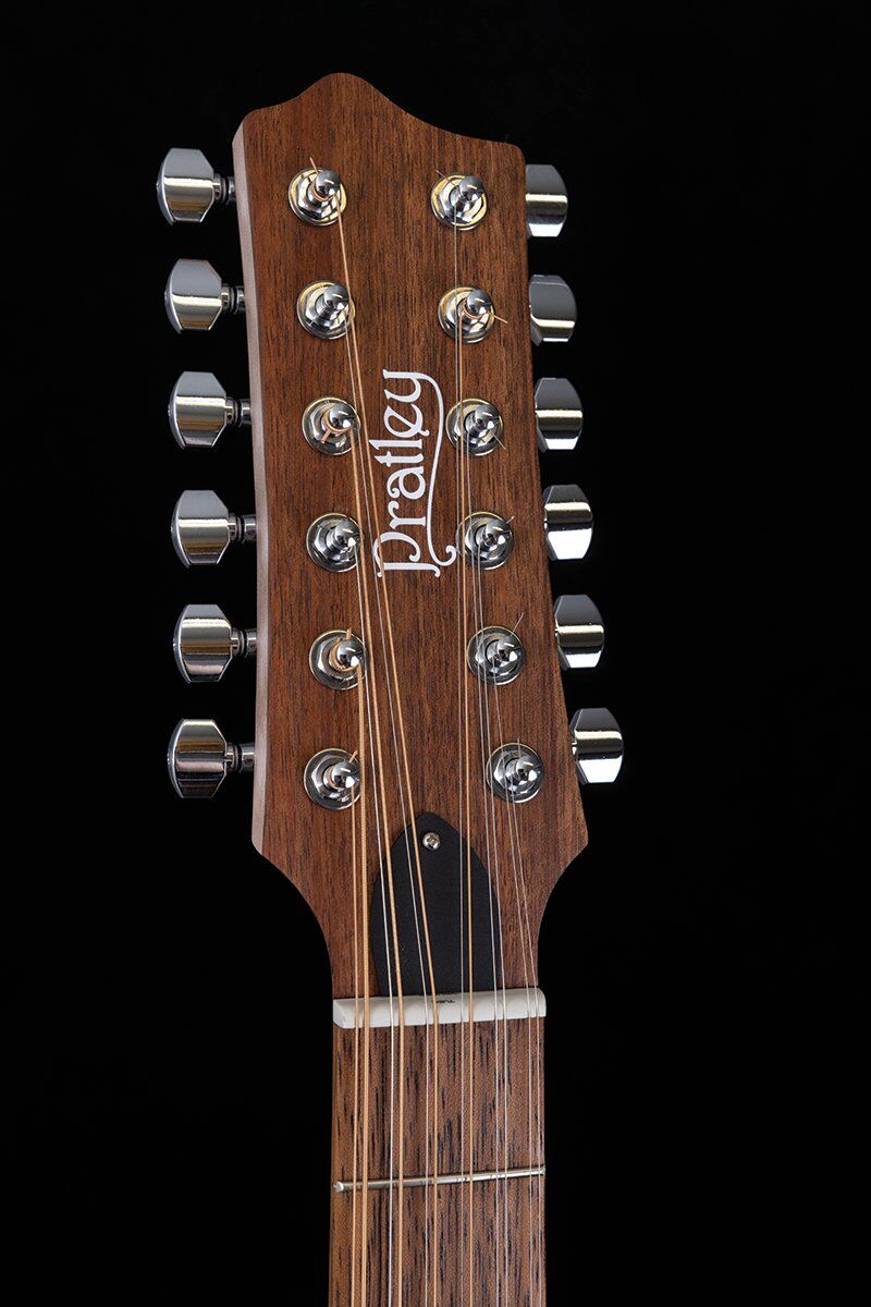 Pratley Classic OM 12-String Guitar: Solid Bunya Top & Blackwood B/S, 25.5" Scale — view 5