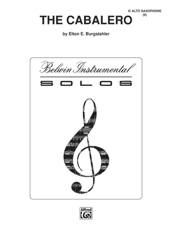 Caballero Alto Saxophone with Piano Accompaniment Sheet Music