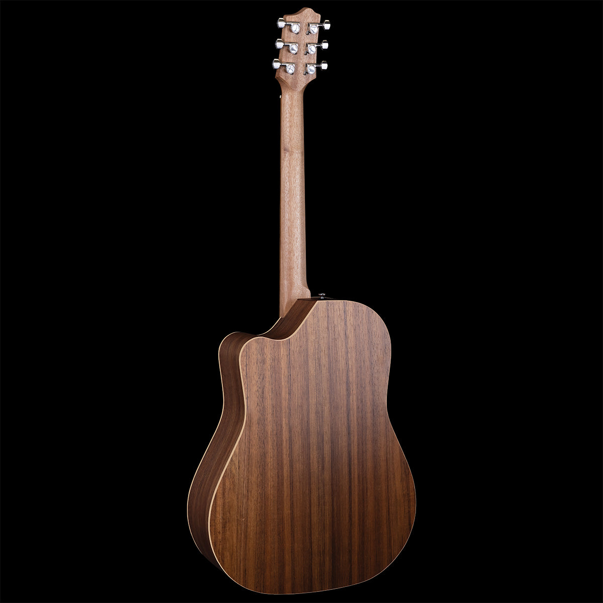 Pratley Premier Dreadnought Cutaway All Solid Blackwood Vintage Black Burst Top Electric Guitar PRPD-SCE-BWVB — view 2