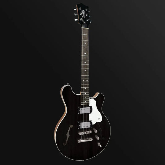Pratley RBJ22 Double Cut Semi-Hollow Electric Guitar Transparent Midnight Black [PRRBJ22-TMB]