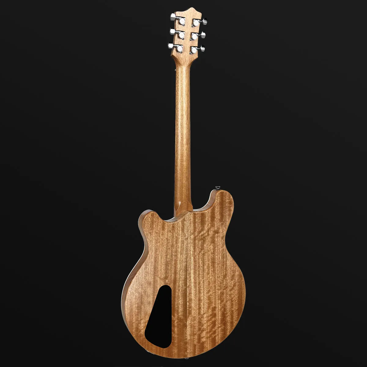 Pratley RBJ22 Double Cut Semi-Hollow Electric Guitar - Transparent Vintage Yellow [PRRBJ22-TVY] — view 2