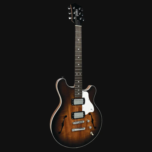 Pratley RBJ22 Double Cut Semi-Hollow Electric Guitar Vintage Burst [PRRBJ22-VB]
