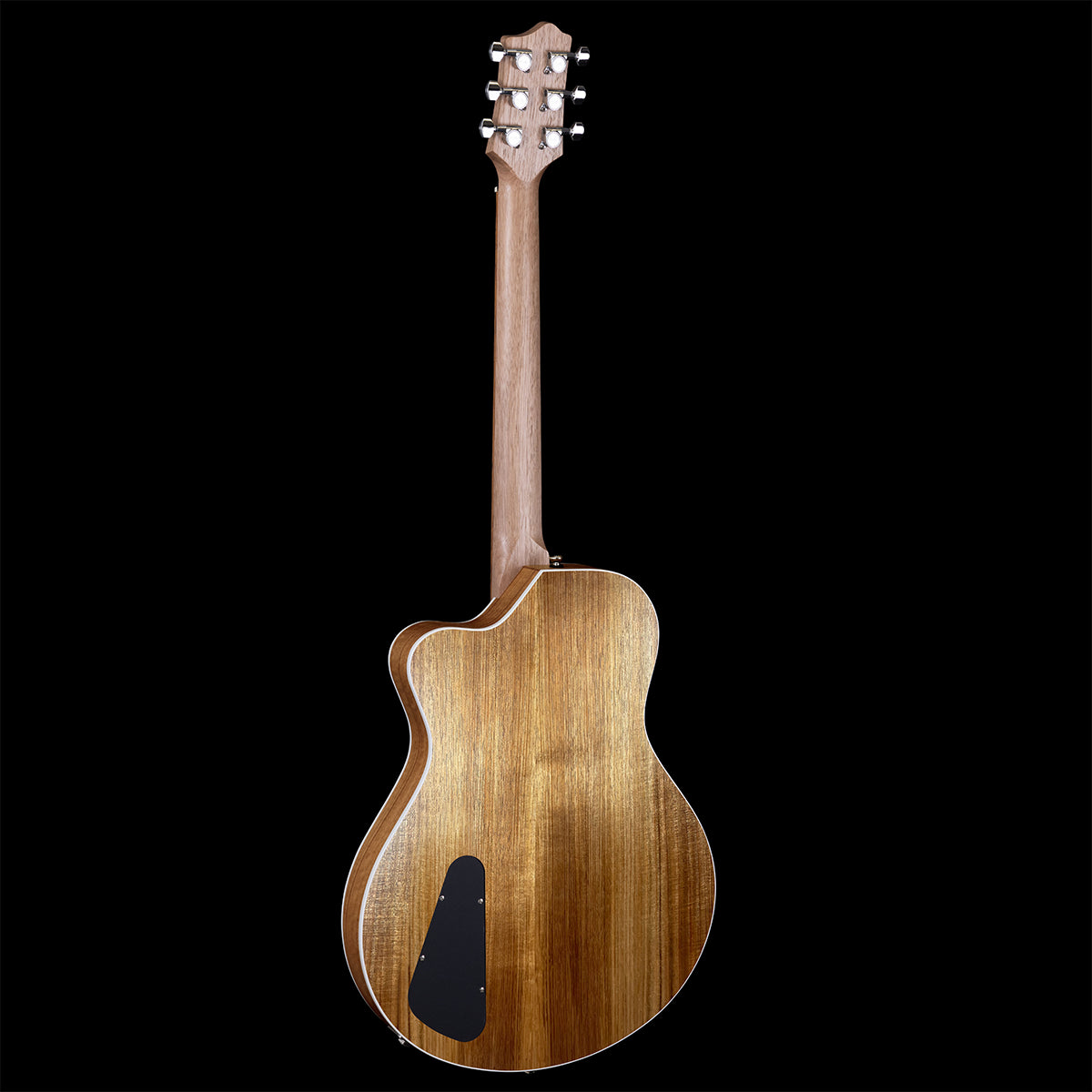 Pratley Electric Semi-Hollow Blackwood Single Cut SD with Seymour Duncan Phat Cat P90 Set [PRSH90-NBW] — view 2