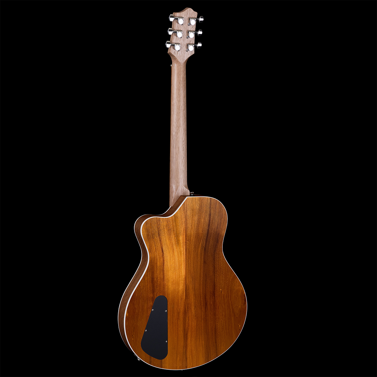 Pratley Electric Semi-Hollow Vintage Burst Single Cut SD Phat Cat P90 Guitar — view 2