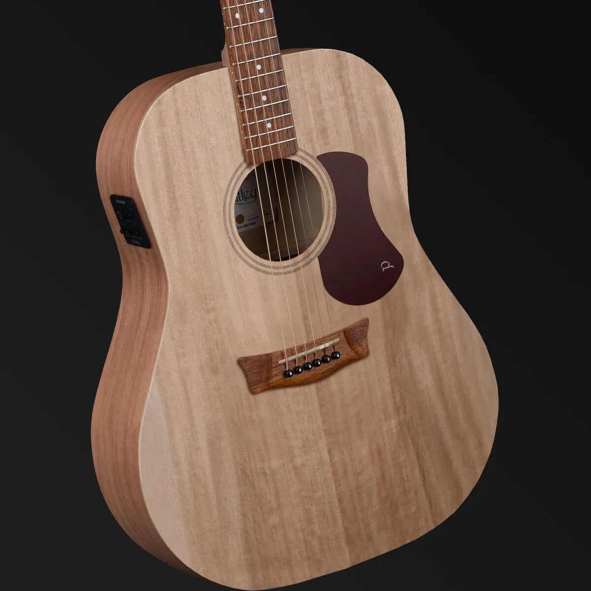 Pratley SL Dreadnought Acoustic Guitar Solid Top Qld Blue Fig Layered Maple Back & Sides with Fishman Pickup PRSLD-E-MF