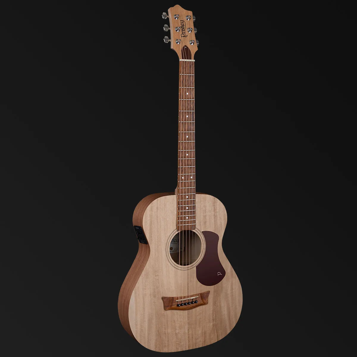 Pratley SL Mini Solid Top Qld Blue Fig Acoustic Guitar, Layered Maple Back & Sides w/ Fishman Presys II Pickup [PRSLM-E-MF] — view 2