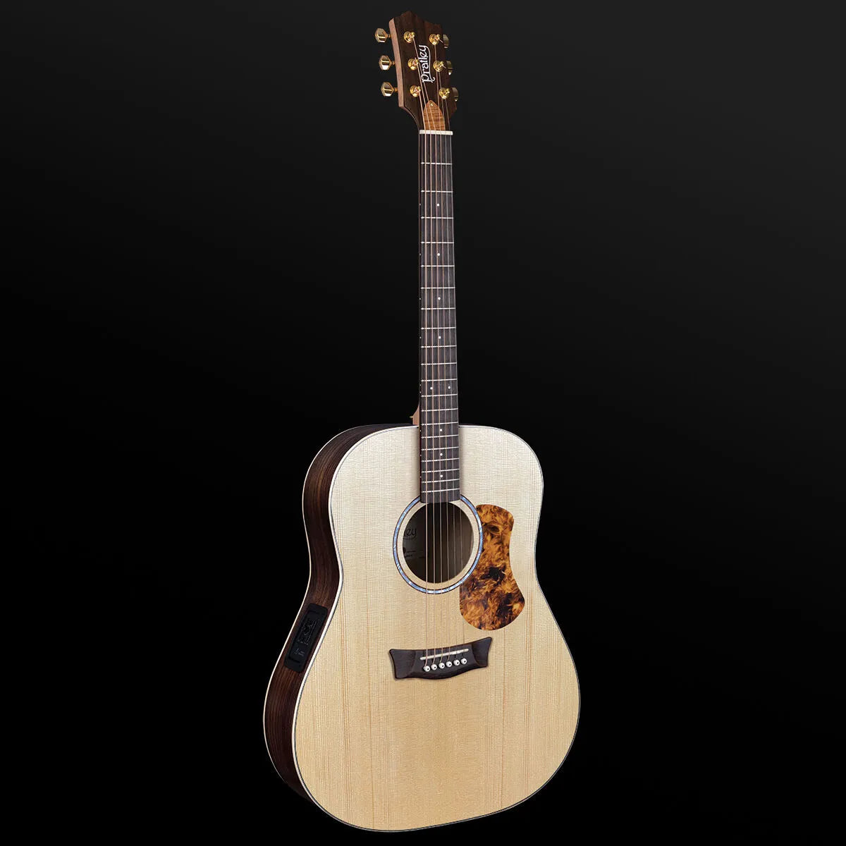 Pratley Studio Series Dreadnought Acoustic Guitar - Solid Indian Rosewood B/S, AAA Solid Sitka Spruce Top, Premium African Wenge Fretboard