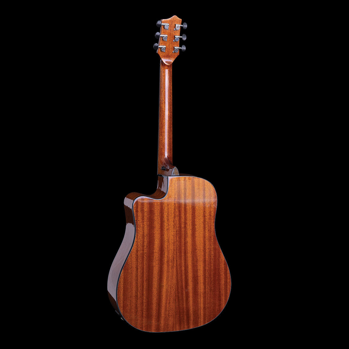 Pratley Traditional Series Dreadnought Cutaway Acoustic Guitar with Aged Spruce Top Mahogany Back Sides Soft Case PRTD-2CE — view 3
