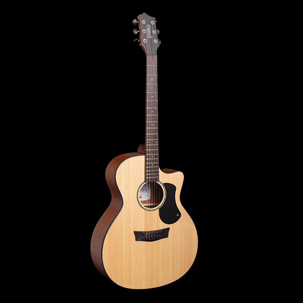 Pratley Traditional Series Grand Auditorium Cutaway Acoustic Electric Guitar Spruce Top Mahogany Sides PR TGA-1CE — view 2