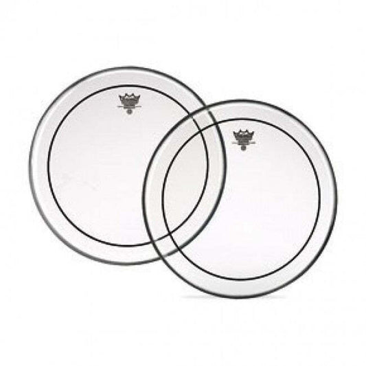 Remo PS-1324-00 Pinstripe Bass Drum Head Skin 24 Inch Clear 24''