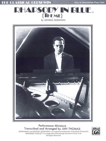 Rhapsody In Blue Theme - Easy/Intermediate Piano