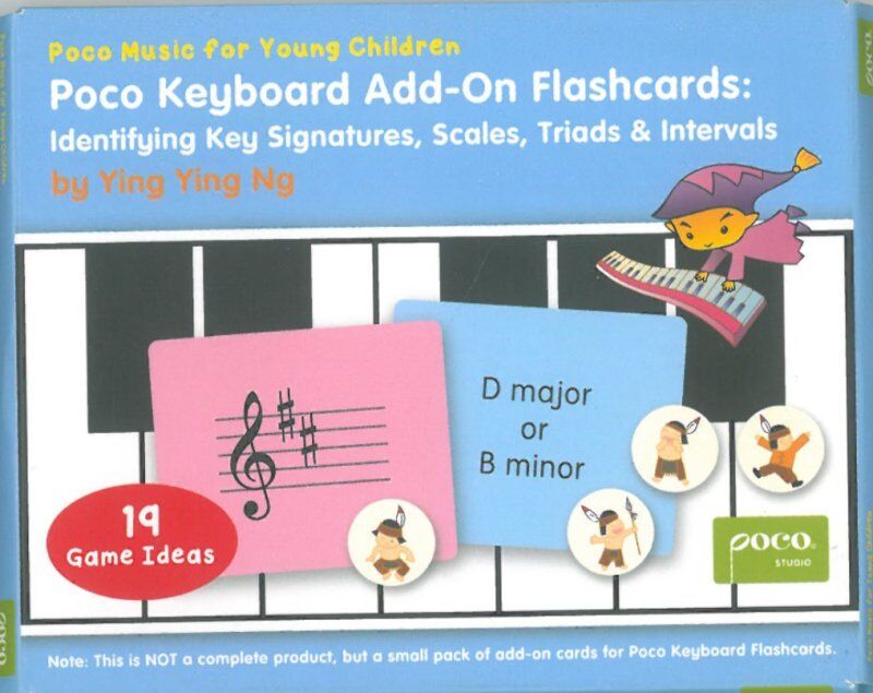 Poco Keyboard Add-On Flashcards for Music Theory Grade 1-3