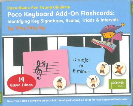 Poco Keyboard Add-On Flashcards for Music Theory Grade 1-3