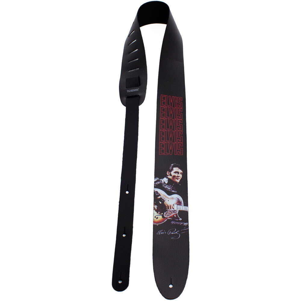 Perris 2.5" Elvis Presley Licensed Guitar Strap, Adjustable 42.5 to 56 inches