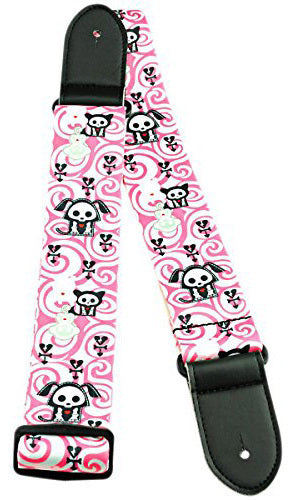 Perris 2" Polyester "Skeleanimals" Licensed Guitar Strap