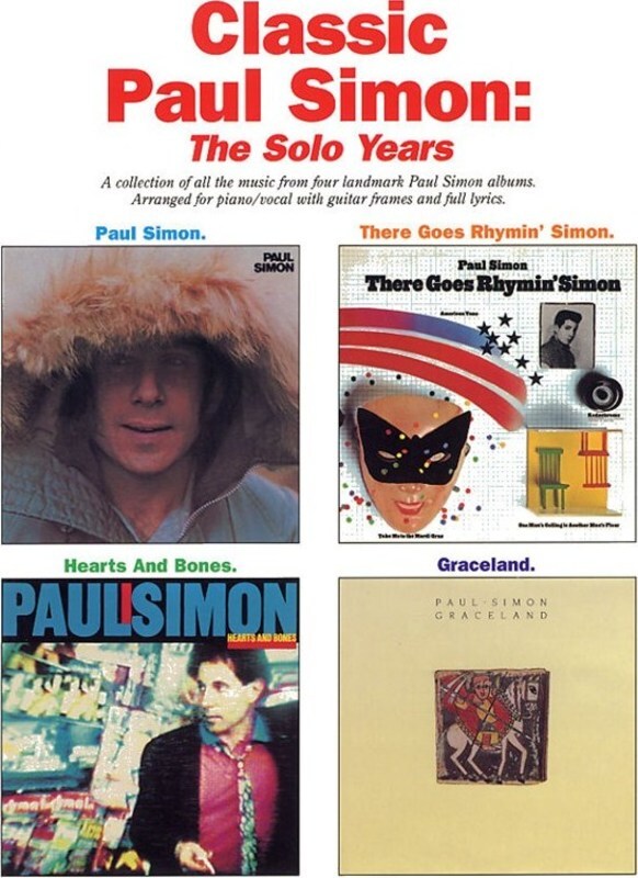 Classic Paul Simon - The Solo Years PVG (Softcover Book)