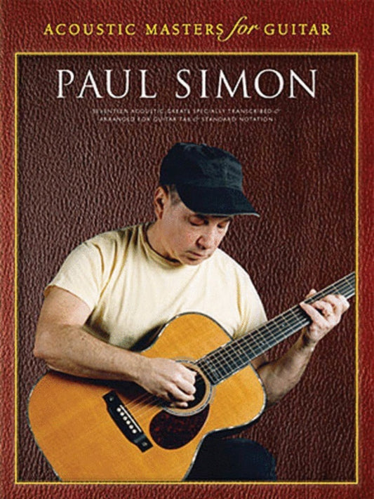 Paul Simon - Acoustic Masters For Guitar TAB (Softcover Book)