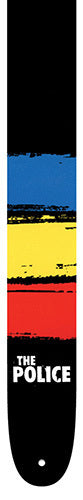 Perris 2.5" Leather Hi-Res The Police Guitar Strap, Adjustable 44.5" to 53"