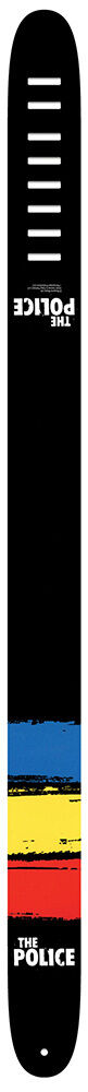 Perris 2.5" Leather Hi-Res The Police Guitar Strap, Adjustable 44.5" to 53" — view 2
