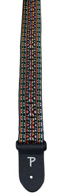 Perris 2" Poly Pro Hootenanny Guitar Strap with Leather Ends, Adjustable 39" to 58"