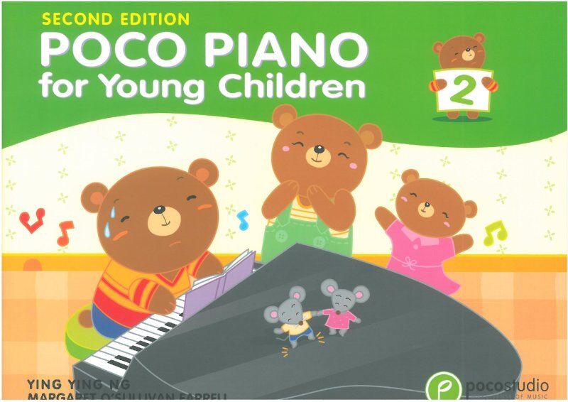 Poco Piano for Young Children Level 2, 48 Pages, Composer Margaret O'Sullivan Farrell, Publisher Poco Studio, Suitable for Grade 1 Level