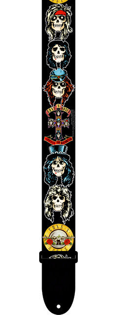 Perris 2" Licensed Guns N Roses Guitar Strap with Adjustable Length 39" to 58"