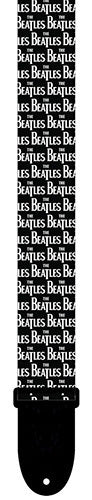 Perris 2" Polyester The Beatles Logo Licensed Guitar Strap with Vegan Ends