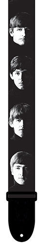 Perris 2" Polyester Beatles Licensed Guitar Strap with Vegan Ends, Adjustable 39" to 58"