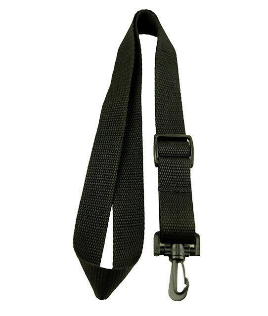 Perris Black Poly Pro Saxophone Strap with Tri Glide and Plastic Swivel Hook