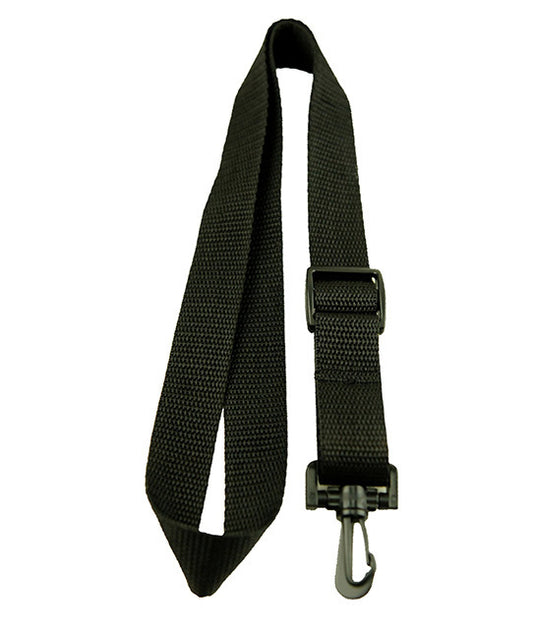 Perris Black Poly Pro Saxophone Strap with Tri Glide and Plastic Swivel Hook