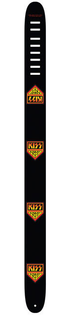 Perris 2.5" Leather KISS Licensed Guitar Strap, Adjustable 44.5" to 53" — view 2