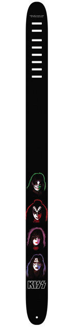 Perris 2.5" Leather KISS Licensed Guitar Strap with High Resolution Imaging — view 2