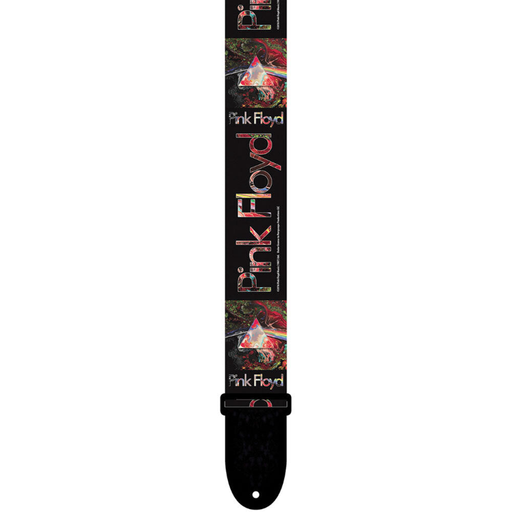 Perris 2" Polyester Pink Floyd Dark Side of the Moon Artsy Prisms Licensed Guitar Strap