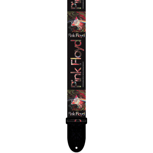 Perris 2" Polyester Pink Floyd Dark Side of the Moon Artsy Prisms Licensed Guitar Strap