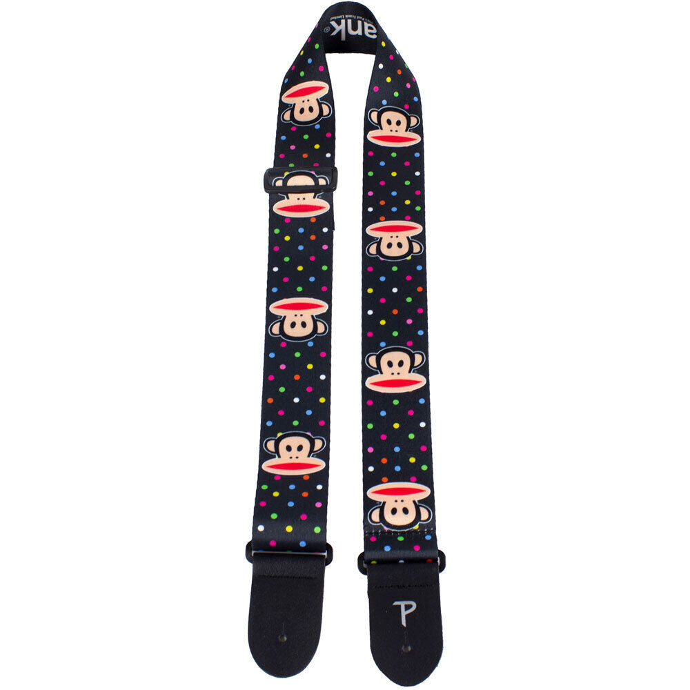 Perris 2" Polyester Paul Frank Multi Colour Mini Dots Julius Licensed Guitar Strap, Adjustable 39" to 58" — view 2