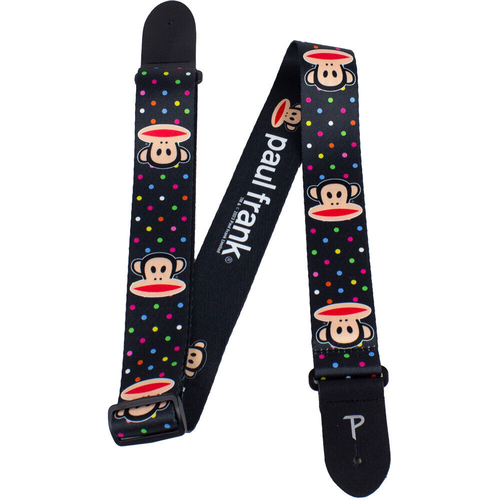 Perris 2" Polyester Paul Frank Multi Colour Mini Dots Julius Licensed Guitar Strap, Adjustable 39" to 58" — view 3