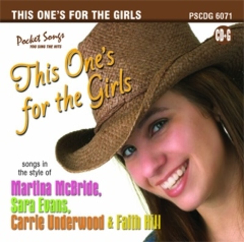 Sing The Hits This Ones For The Girls CDG