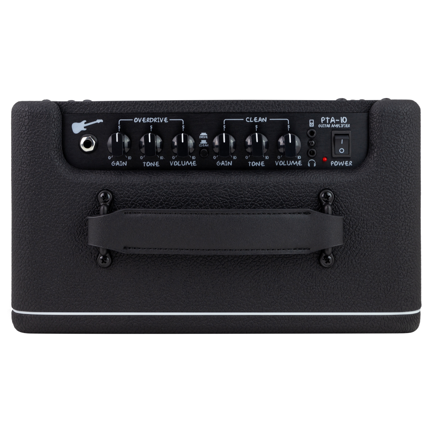Belcat PTA10 Valve Guitar Combo Amplifier Black 10W 1x6.5" Speaker Hybrid Solid State with AUX Input and Headphone Output — view 4