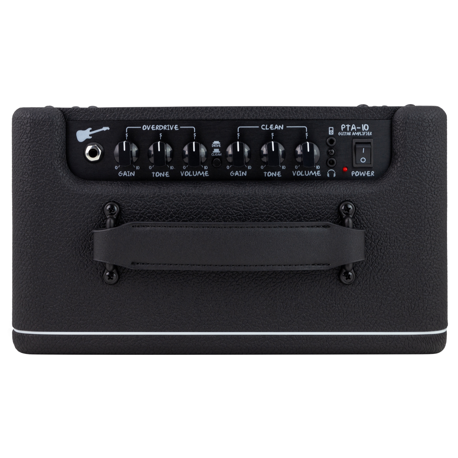 Belcat PTA10 Valve Guitar Combo Amplifier Black 10W 1x6.5" Speaker Hybrid Solid State with AUX Input and Headphone Output — view 4