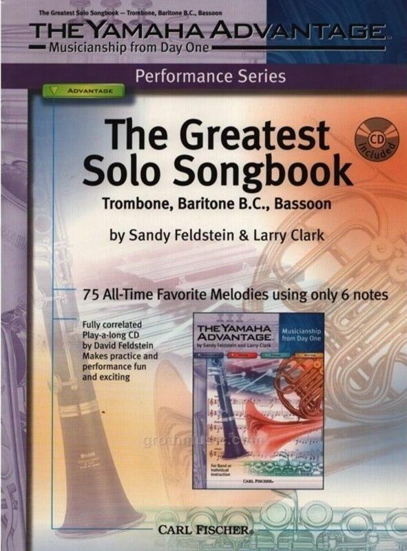 Greatest Solo Songbook - Trombone, Bassoon, Baritone Book with CD