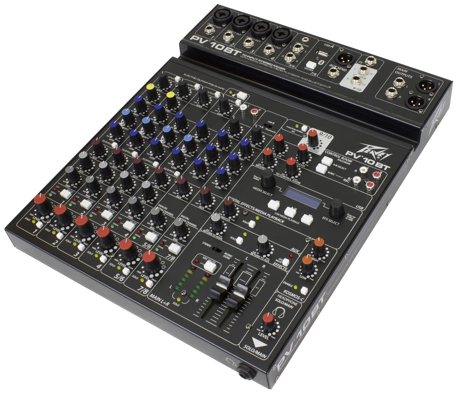 Peavey PV-10BT Compact 10-Channel Analog Mixer with Bluetooth and Digital Effects — view 3