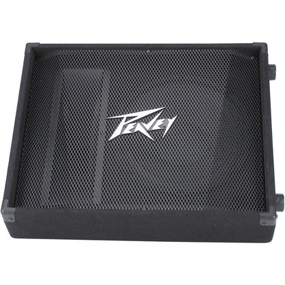 Peavey PV12M Passive 500W 12" Floor Monitor Speaker, Two-Way PA Monitor with Titanium Compression Driver and Sound Guard IV Protection — view 2