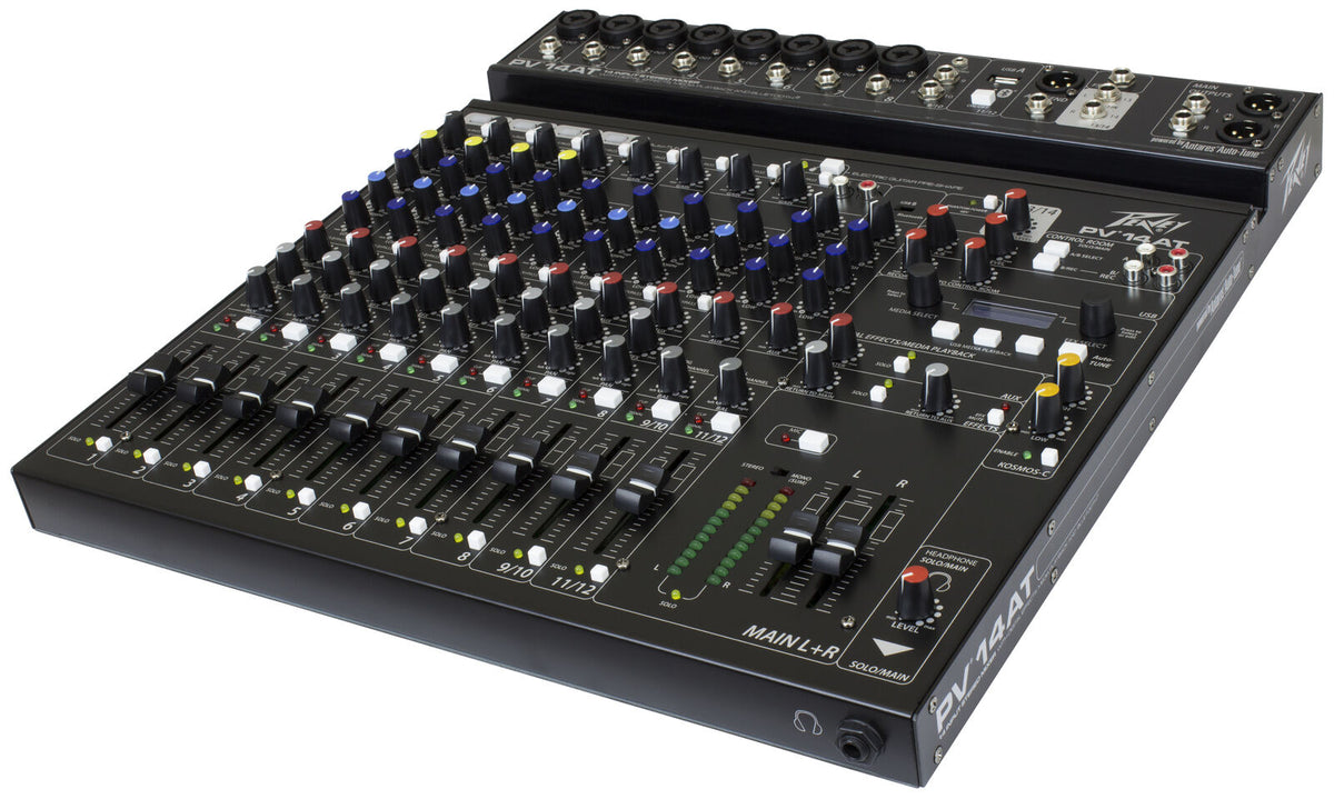 Peavey PV-14AT Compact 14-Channel Mixer with Bluetooth and Antares Auto-Tune — view 3