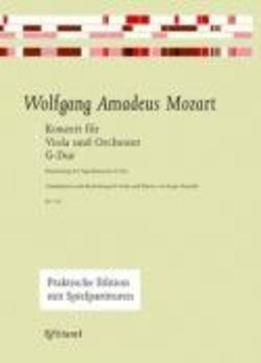 Mozart - Concerto K 191 G Viola/Piano Arr Benedict (Softcover Book)